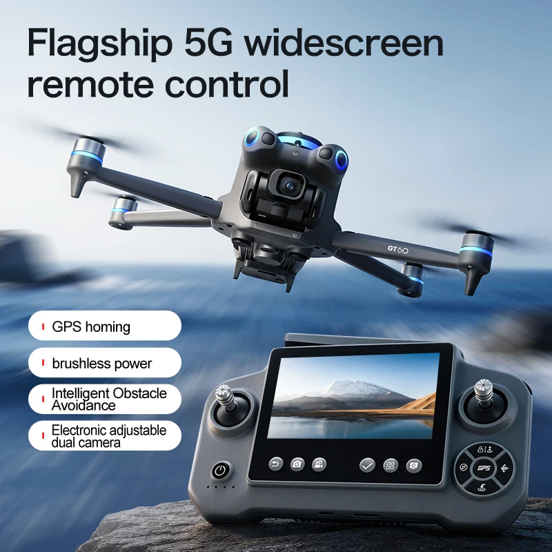GT60 4K/6K/8K Camera GPS Drone - đánh giá và giá Drone Gps Mount
