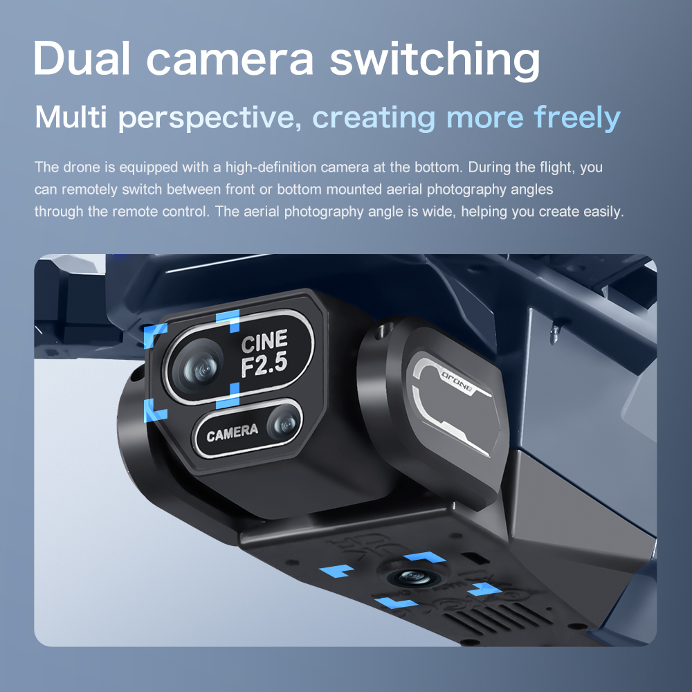 Original GT8 drone 8K HD dual  - đánh giá và giá Jjrc Drone X12