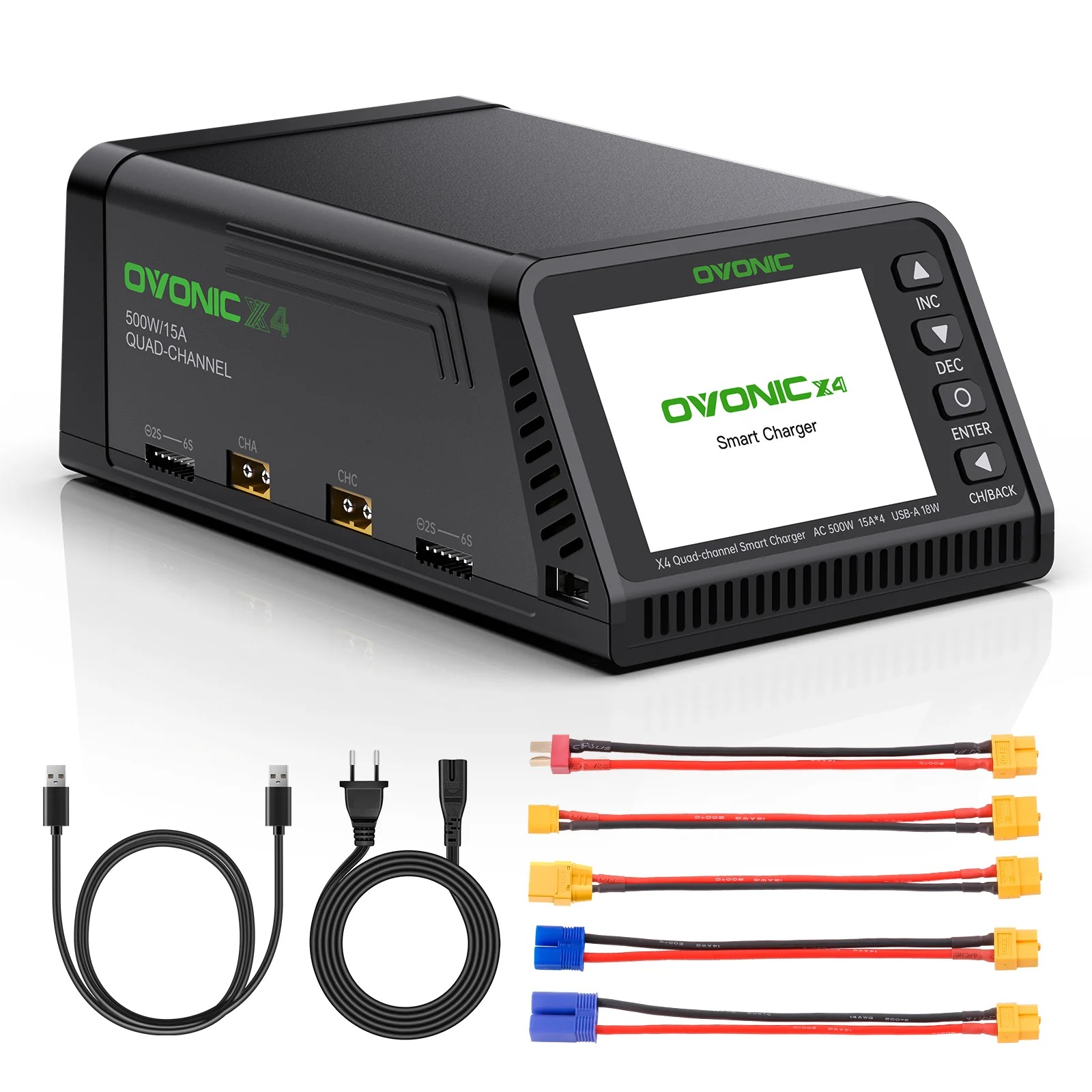 Ovonic X4 AC500W 4 Channel Sma - đánh giá và giá Drone Battery Strap