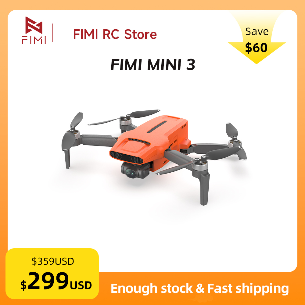 FIMI MINI 3 Camere Drone 4K 60 - đánh giá và giá Drone Gimbal